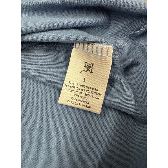 Ed Hardy Blue T-Shirt, Eagle, Heart,Bling Rose, Anchor - Picture 10 of 12